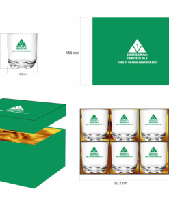 Bộ cốc thủy tinh mẫu 01
