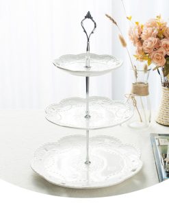 Đĩa sứ 3 tầng mẫu 01