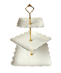 Đĩa sứ 3 tầng mẫu 02